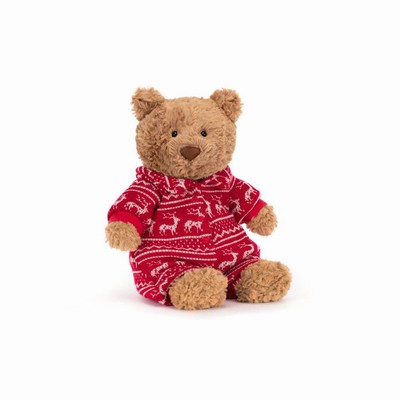 Jellycat Bartholomew Winter Pyjamas Oso | XLNM-07638